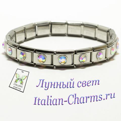 Браслет с кристалликами Лунный свет